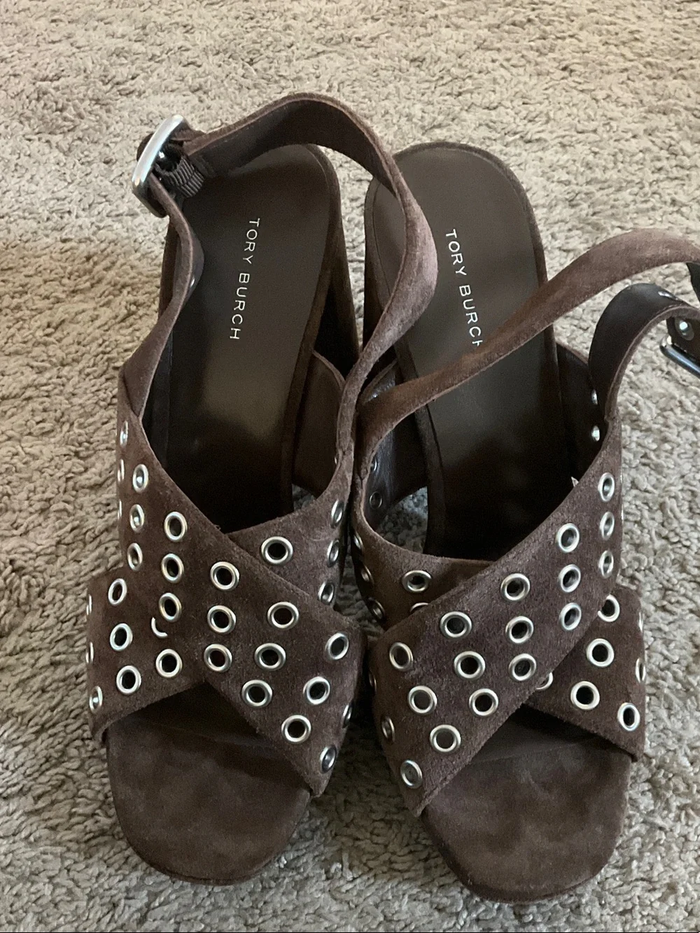 Tory Burch suede cross